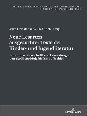 cover image of Neue Lesarten ausgesuchter Texte der Kinder- und Jugendliteratur